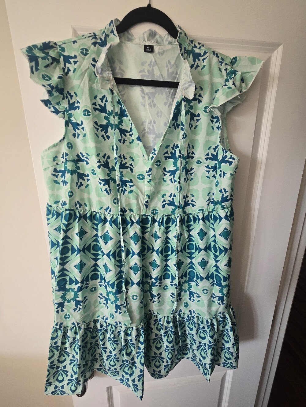 Geometric Mini Dress Size XXL